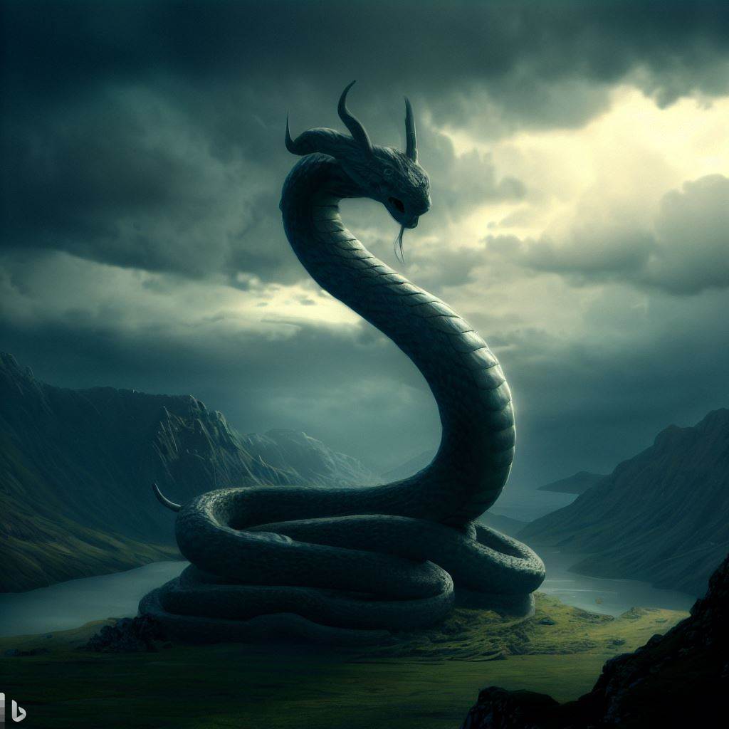 the Serpent of Midgard Norse Mythology Serpent in Valhala