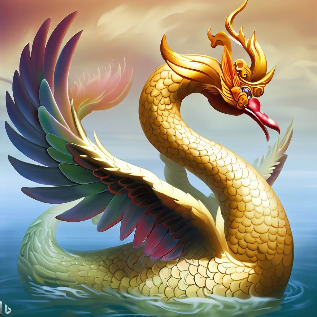 Hong swan mythical creature in Thai mythology