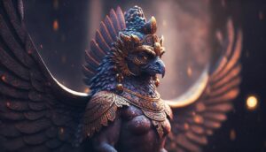 Garuda mythical creatures in Thai culture