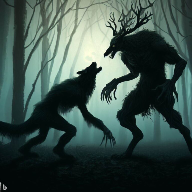 The Epic Battle Between the Werewolf and the Wendigo