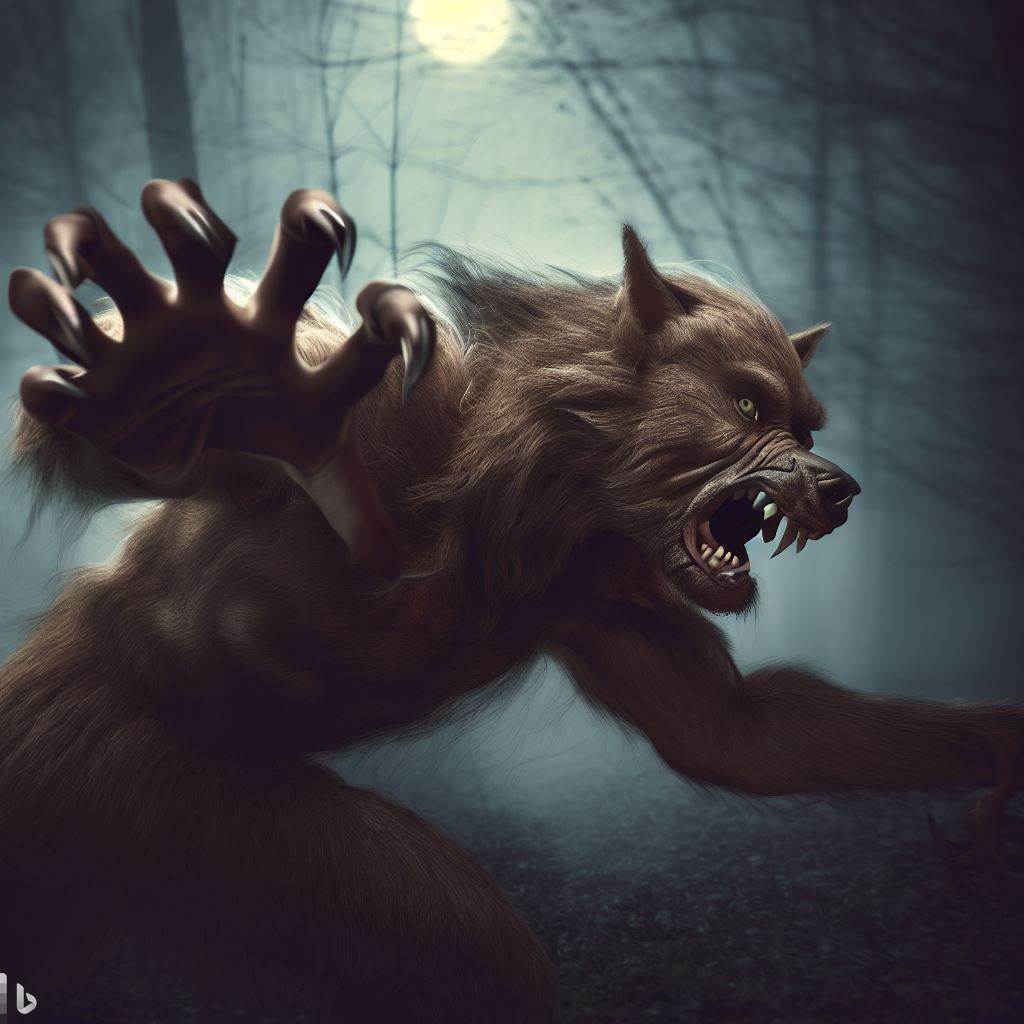 werewolf huge artwork anime werewolf fanart