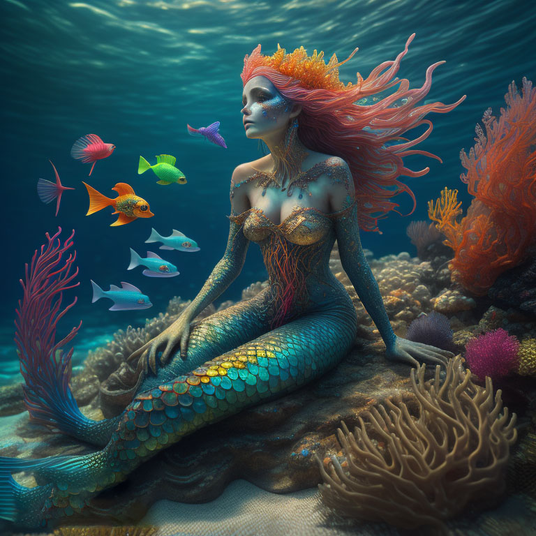 Mermaids origin in European folklore