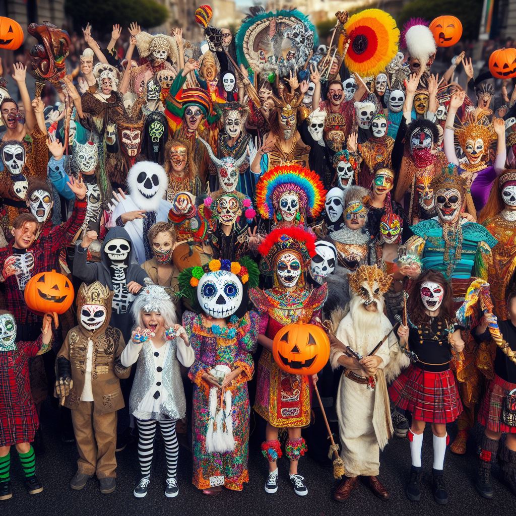 classic Halloween monsters around the world -Halloween celebrations around the world