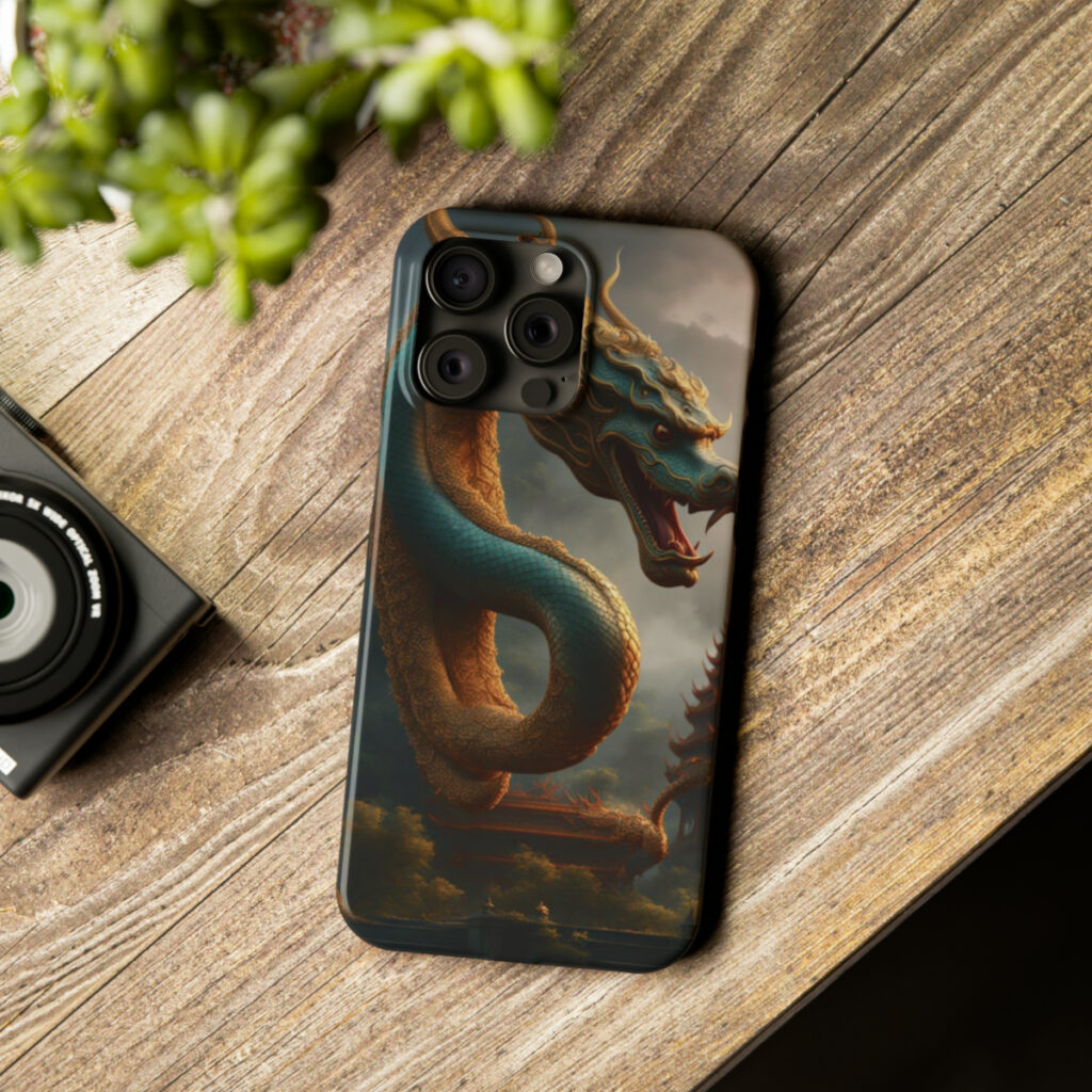 Thai Mythical Creature Naga iPhone Case [all sizes]