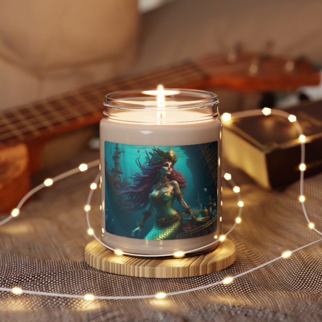 Mermaid Scented Soy Candle[5 unique scents]