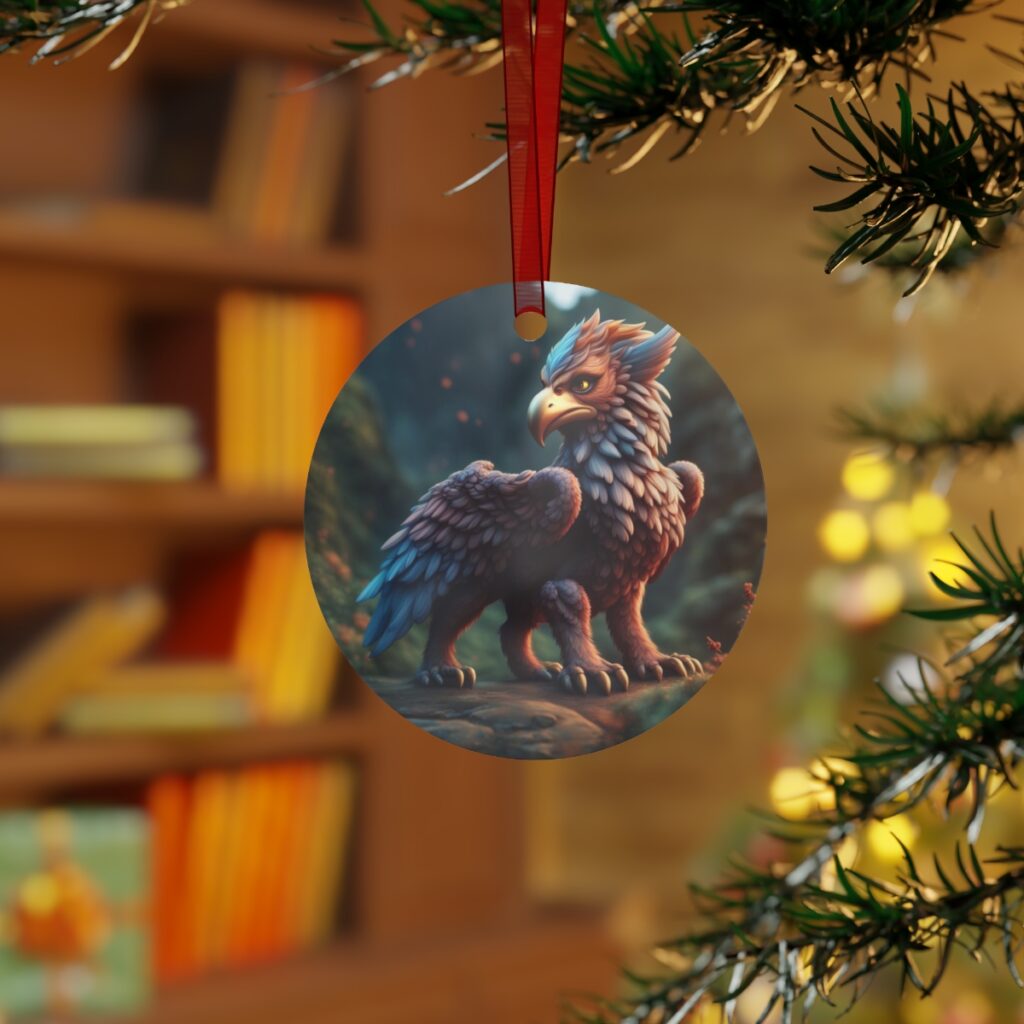 The griffin Metal Ornaments [Mythical Creatures Christmas Decorations]