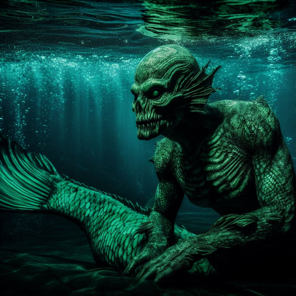 mermaid-like scary lake monster in Filipino legends Siyokoy
